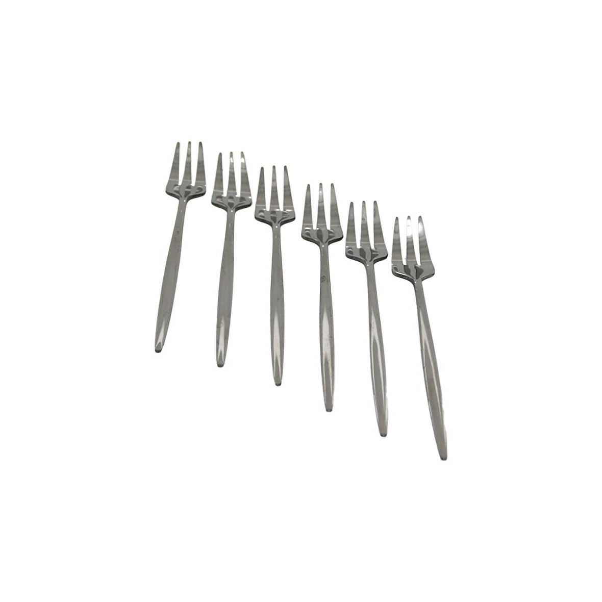 6PCS METAL TATLI ÇATAL (4915)