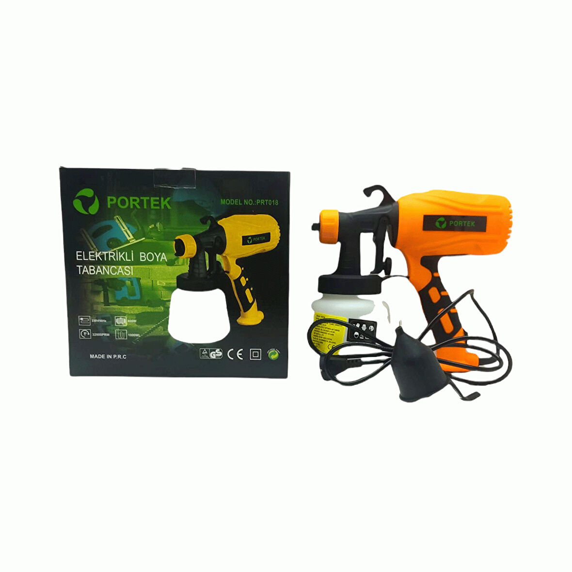 ELEKTRİKLİ BOYA TABANCASI 1000 ML.400W PRT-018 (4915)