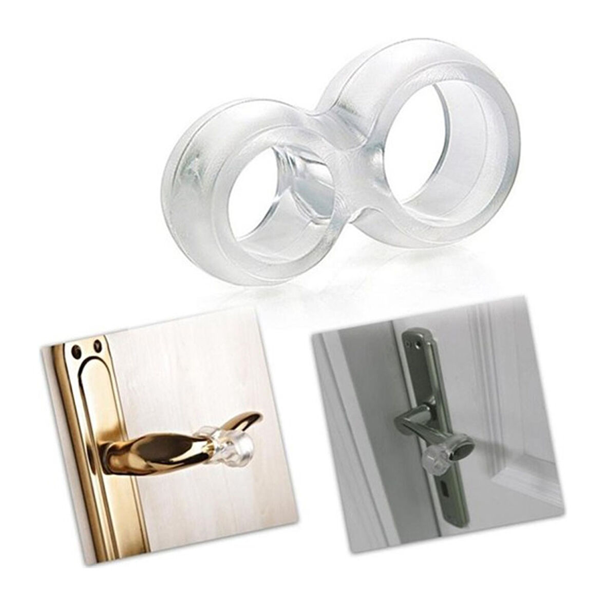 Silikon Kapı &amp;amp; Pencere Vurma Önleyici Stoper Kapı Tamponu 4 Adet (4915)