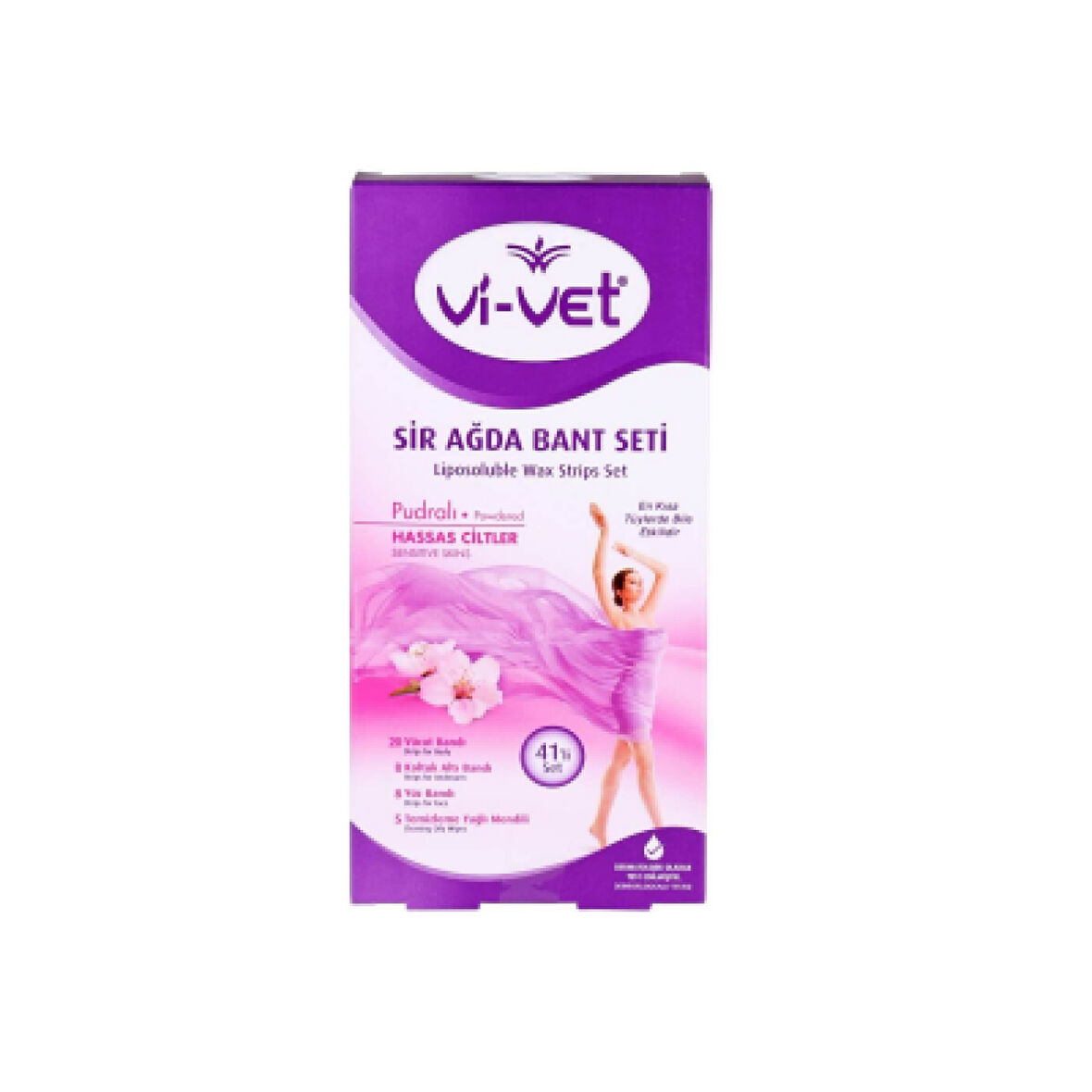 41 PARÇA  PUDRALI SİR AĞDA BANT SET (4915)
