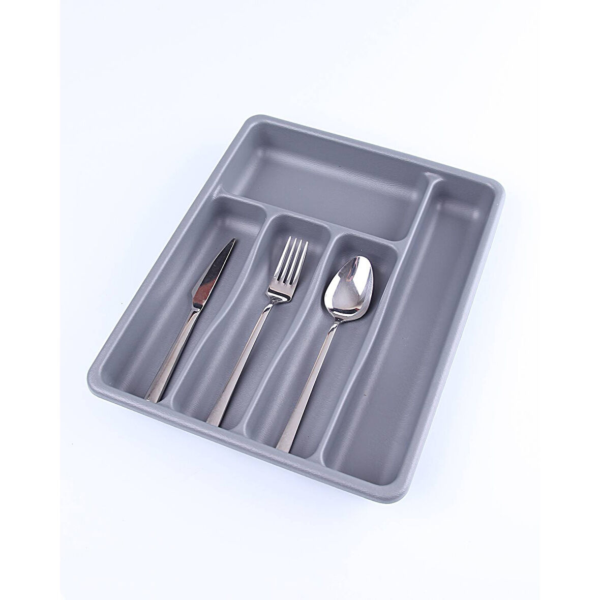 GRİ - 5 BÖLMELİ ÇEKMECE İÇİ KAŞIKLIK 36x29x5cm (4915)