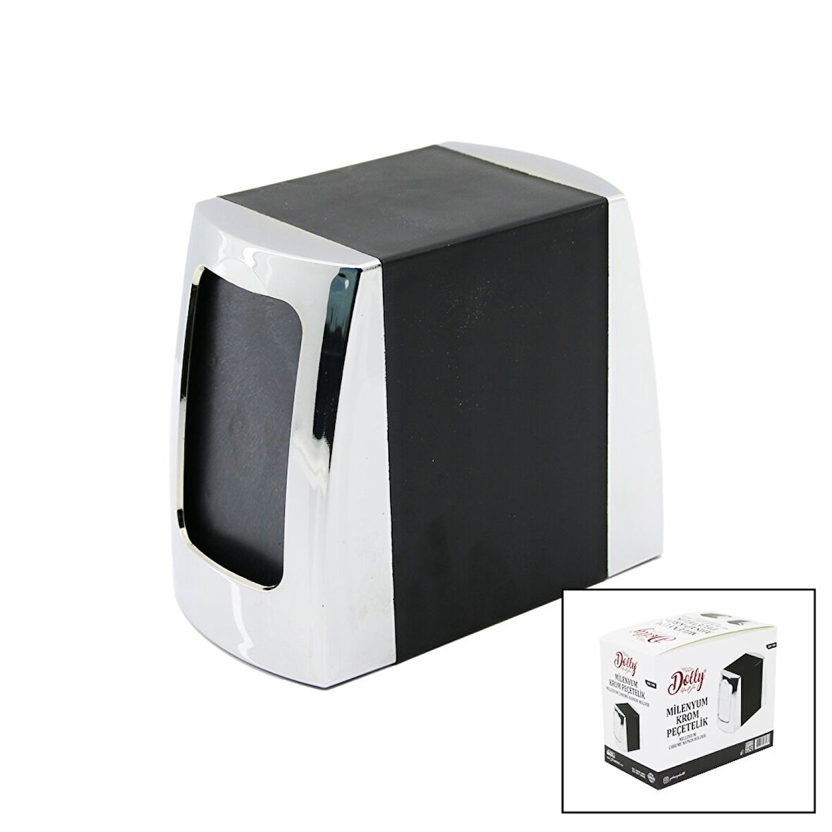 MİLENYUM KROM ÇİFT TARAFLI YAYLI PEÇETELİK (4915)