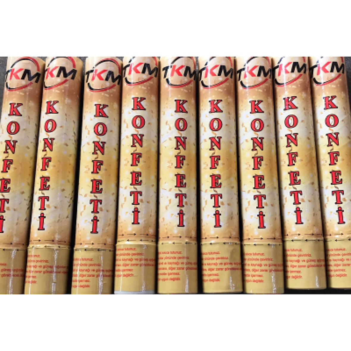 KONFETİ KARNAVAL METALİK RENKLİ 30CM (4915)