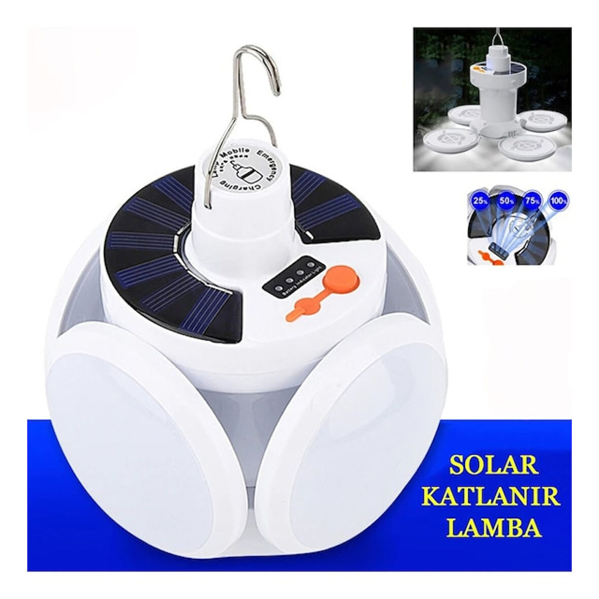 Solar 5 Kanatlı Kamp Lambası (4915)