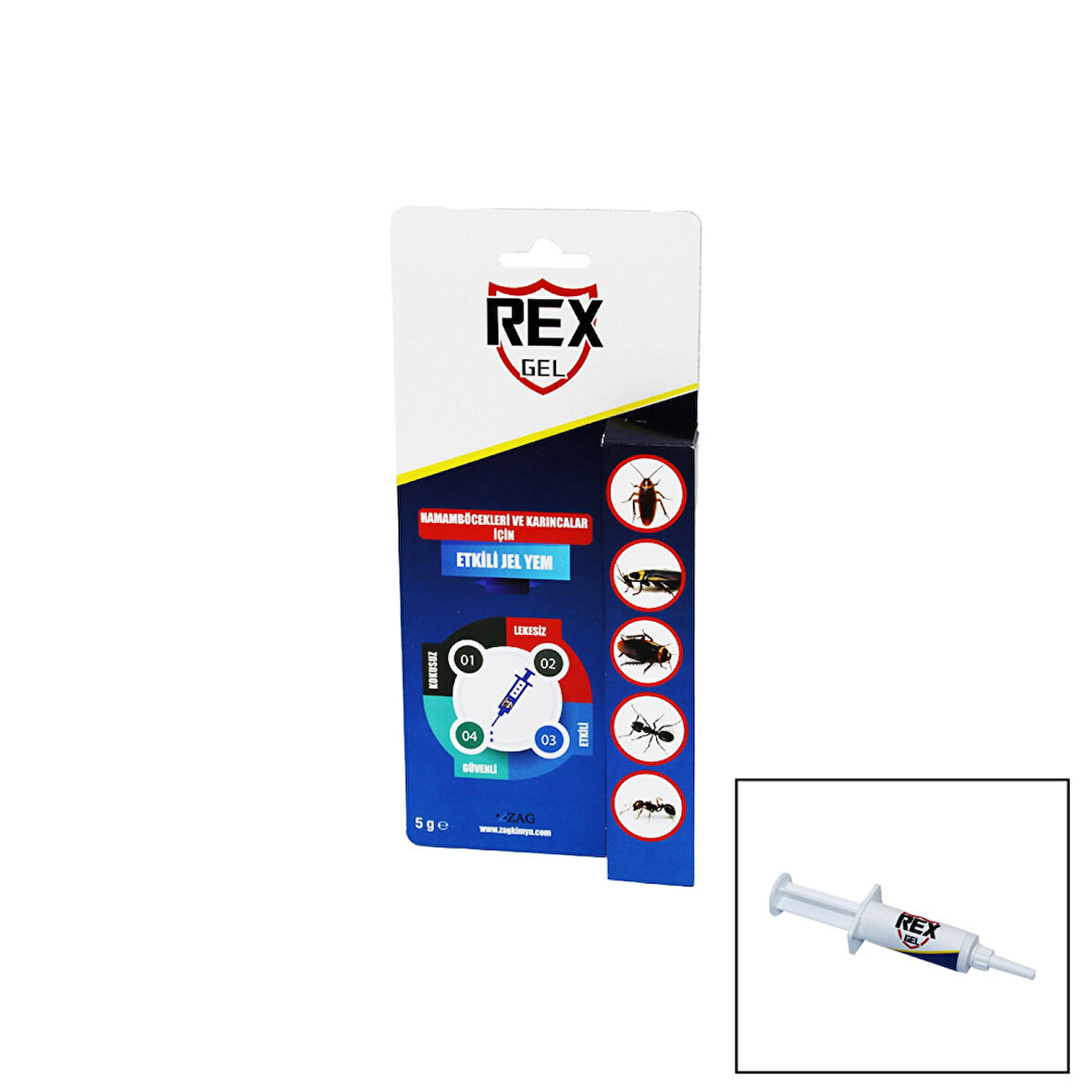 REX GEL HAMAMBÖCEĞİ VE KARINCA JELİ - ŞIRINGA5GR (4915)