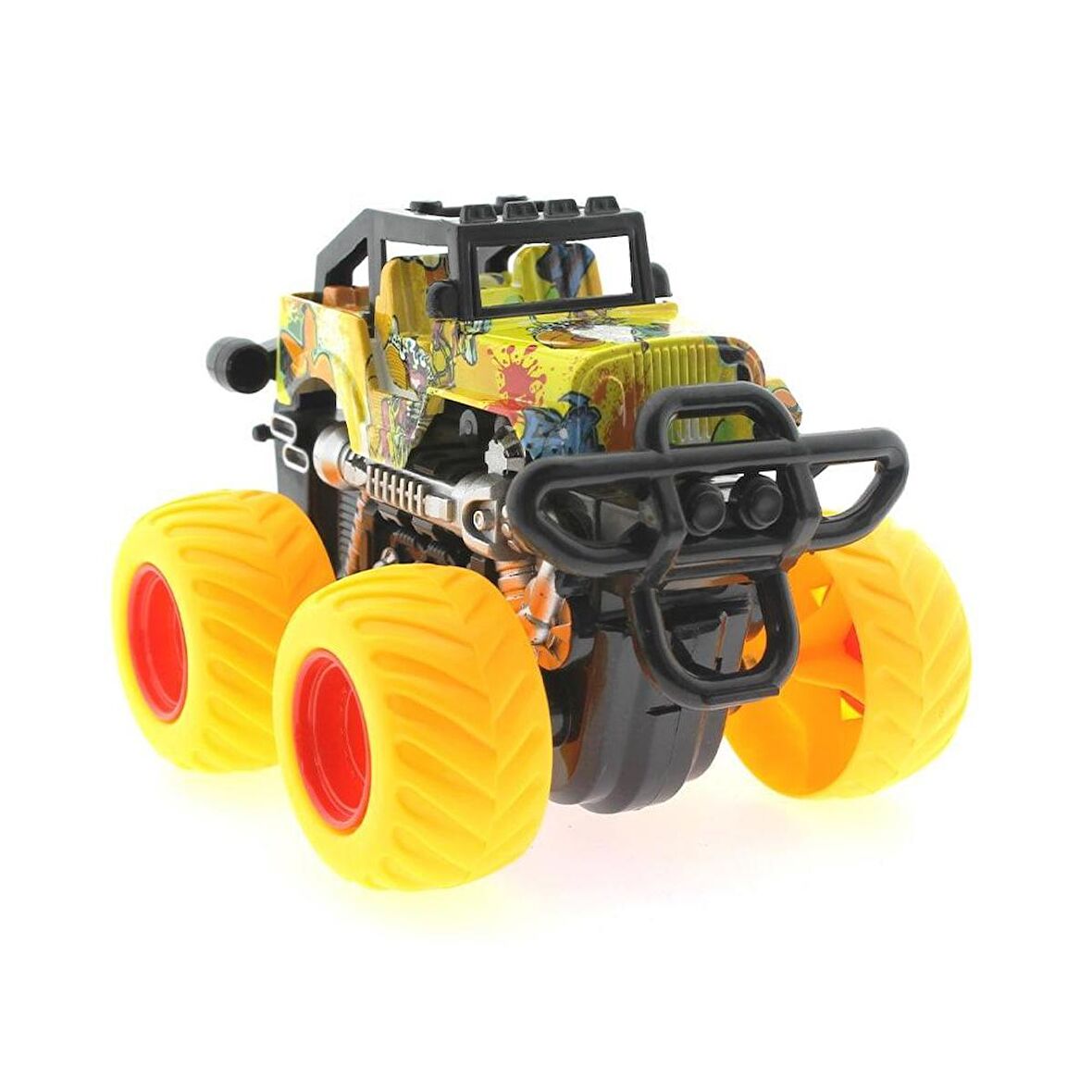 Die Cast Off Road Monster Araba - Sarı