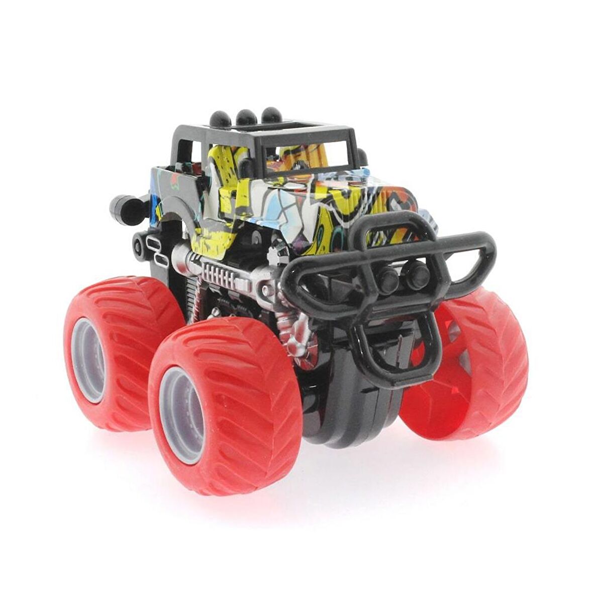 Die Cast Off Road Monster Araba - Kırmızı