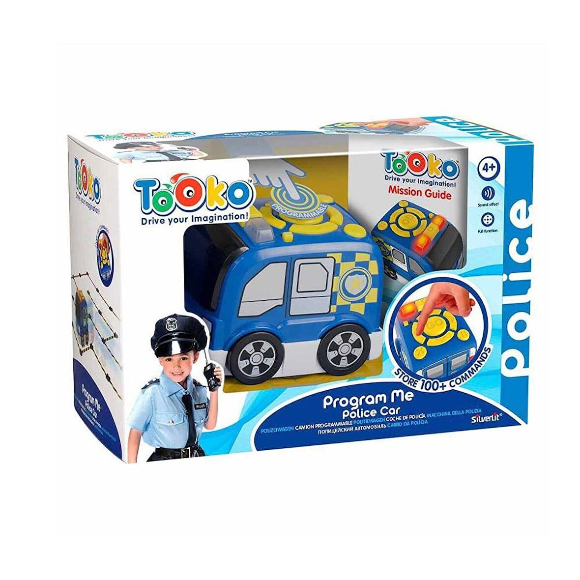 Silverlit Tooko Programlanabilen Polis Aracı Oyun Seti