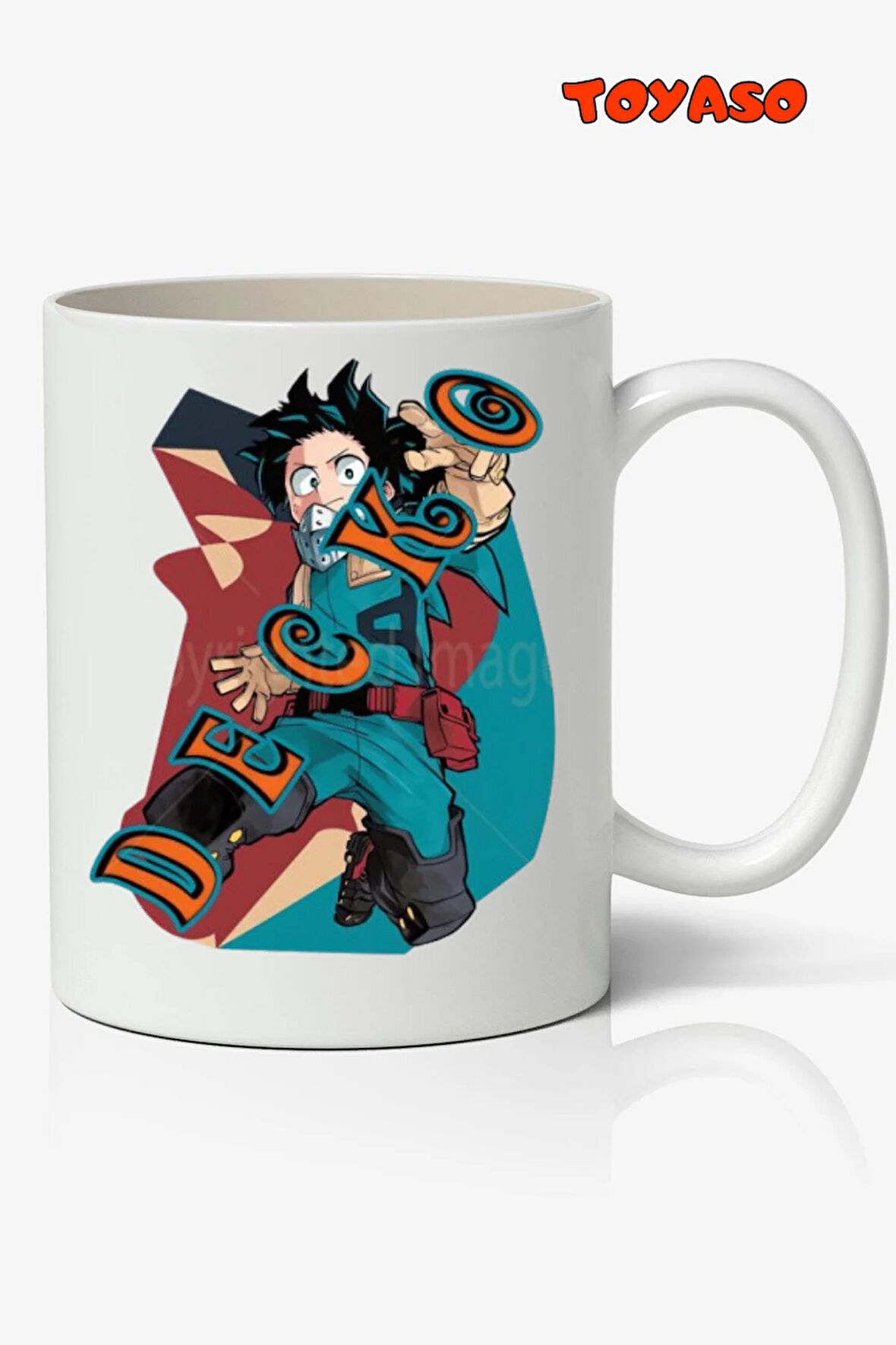 My Hero Academia Deku Izuku Midoriya Anime Temalı Beyaz Kupa Bardak Sevgiliye Arkadaşa Hediye