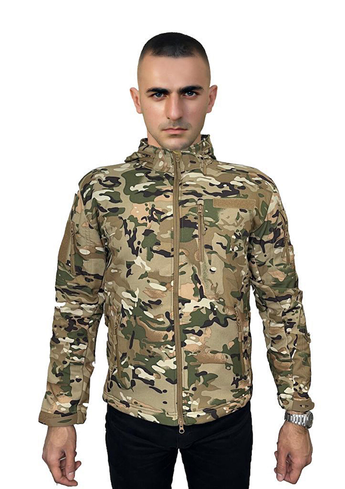 Single Sword Su ve Rüzgar Geçirmez Tactical Softshell Mont