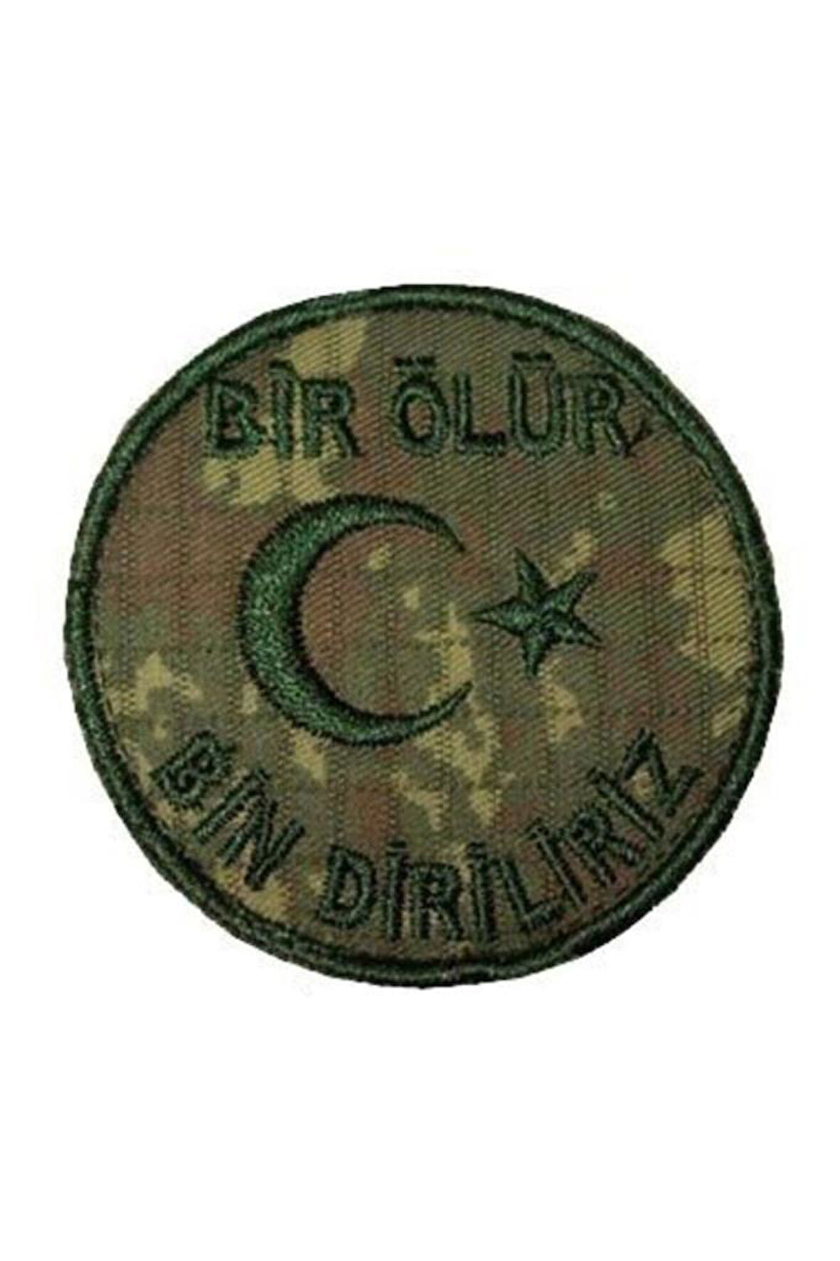 Nakış Patch Bir Ölür Bin Diriliriz TSK