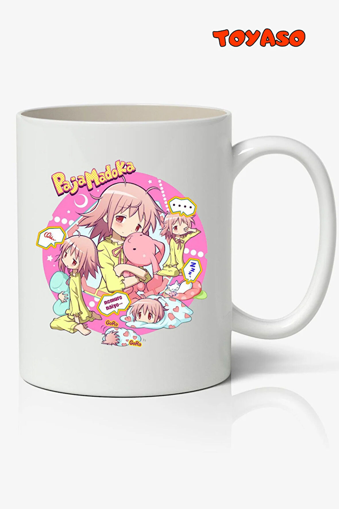 Madoka Magica Beyaz Anime Kupa Bardak Sevgiliye Arkadaşa Hediye