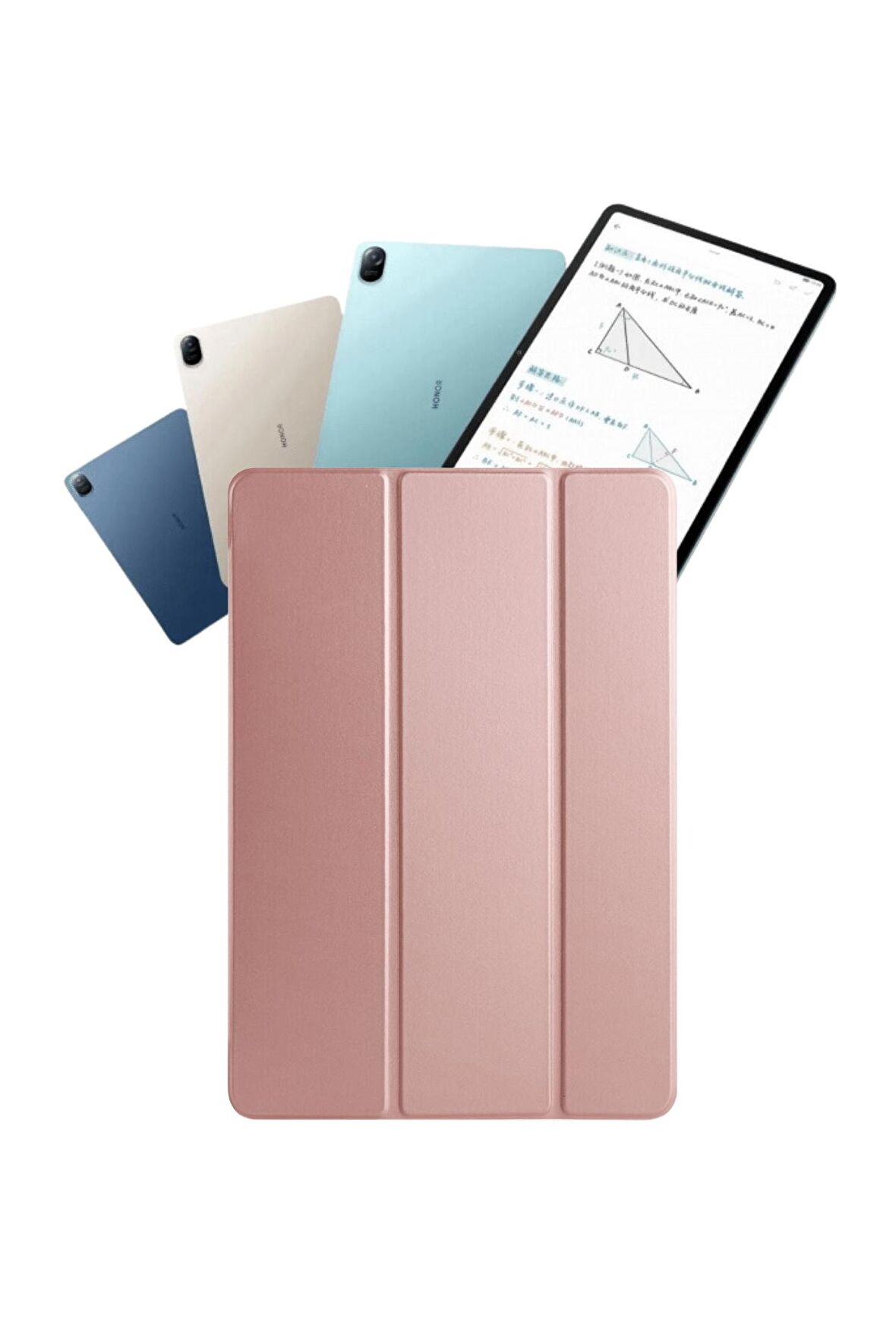 Fuchsia Honor Pad X9 11.5' Smart Cover Standlı Sert Kapaklı 1-1 Kılıf