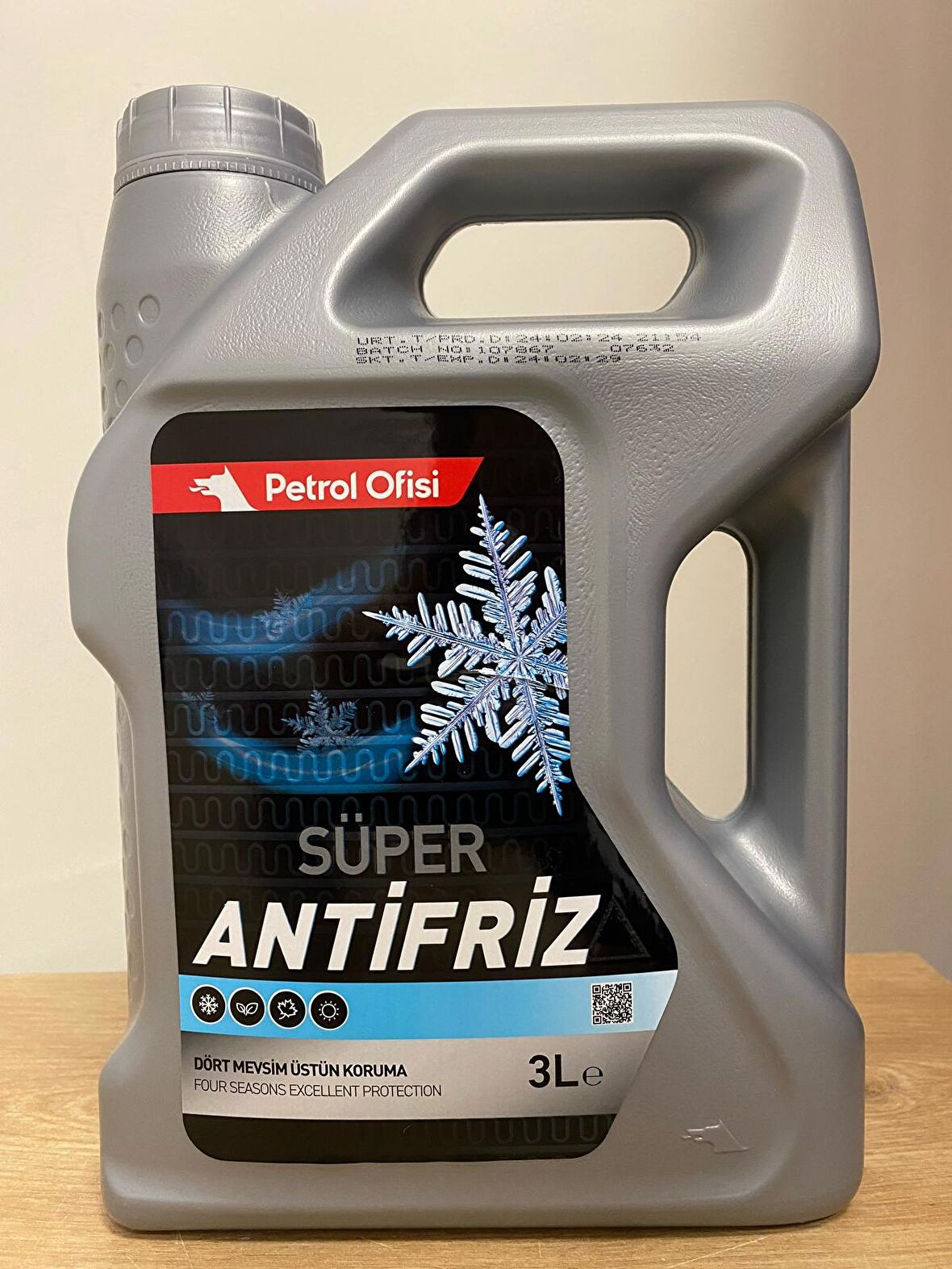 Petrol Ofisi Süper Antifriz Mavi / Yeşil 3Litre (2024 üretim)