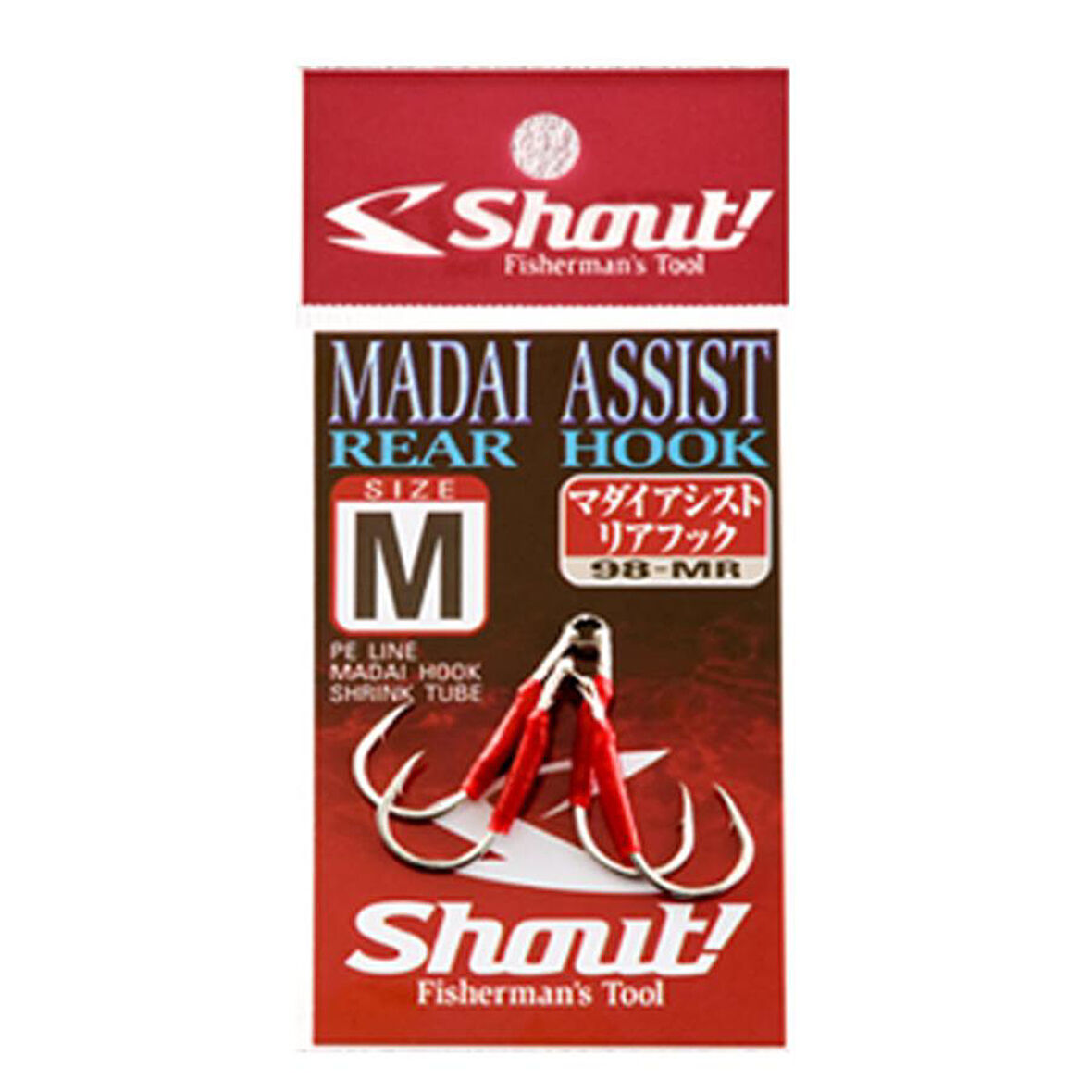 Shout Madai Assist Rear Hook Serisi Olta İğnesi M Size