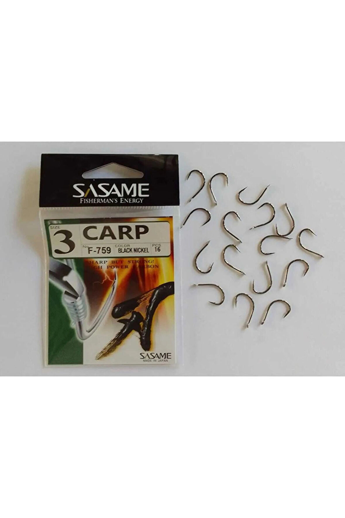 Sasame Carp F-759 Serisi Olta İğnesi No:3