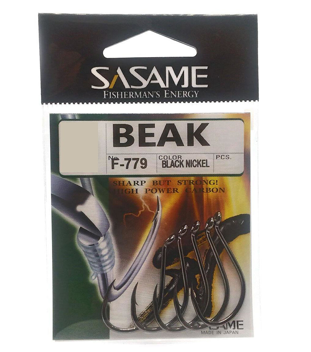 Sasame Beak F 779 Black Chrome Olta İğnesi BLACK-NO:5
