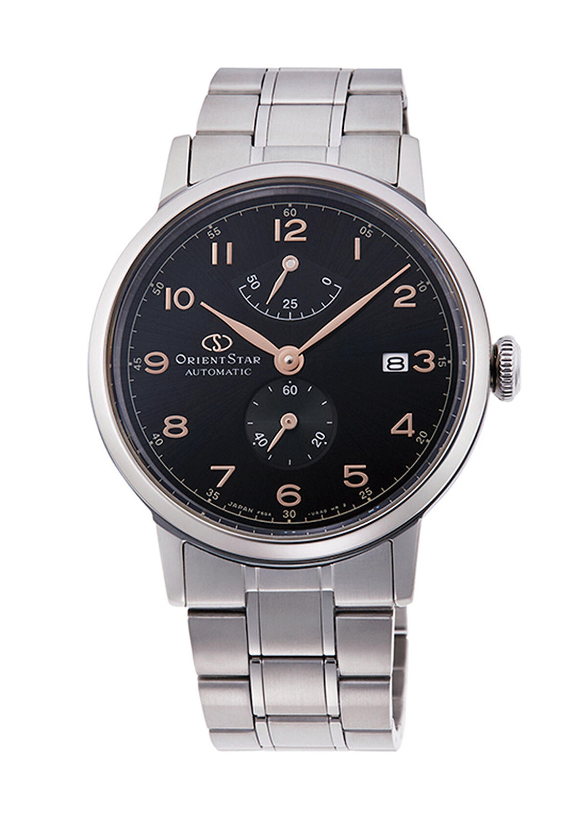  Orient Star RE-AW0001B00B KurOtomatik Çelik Gri Siyah Kadran 39 mm Erkek Kol Saati