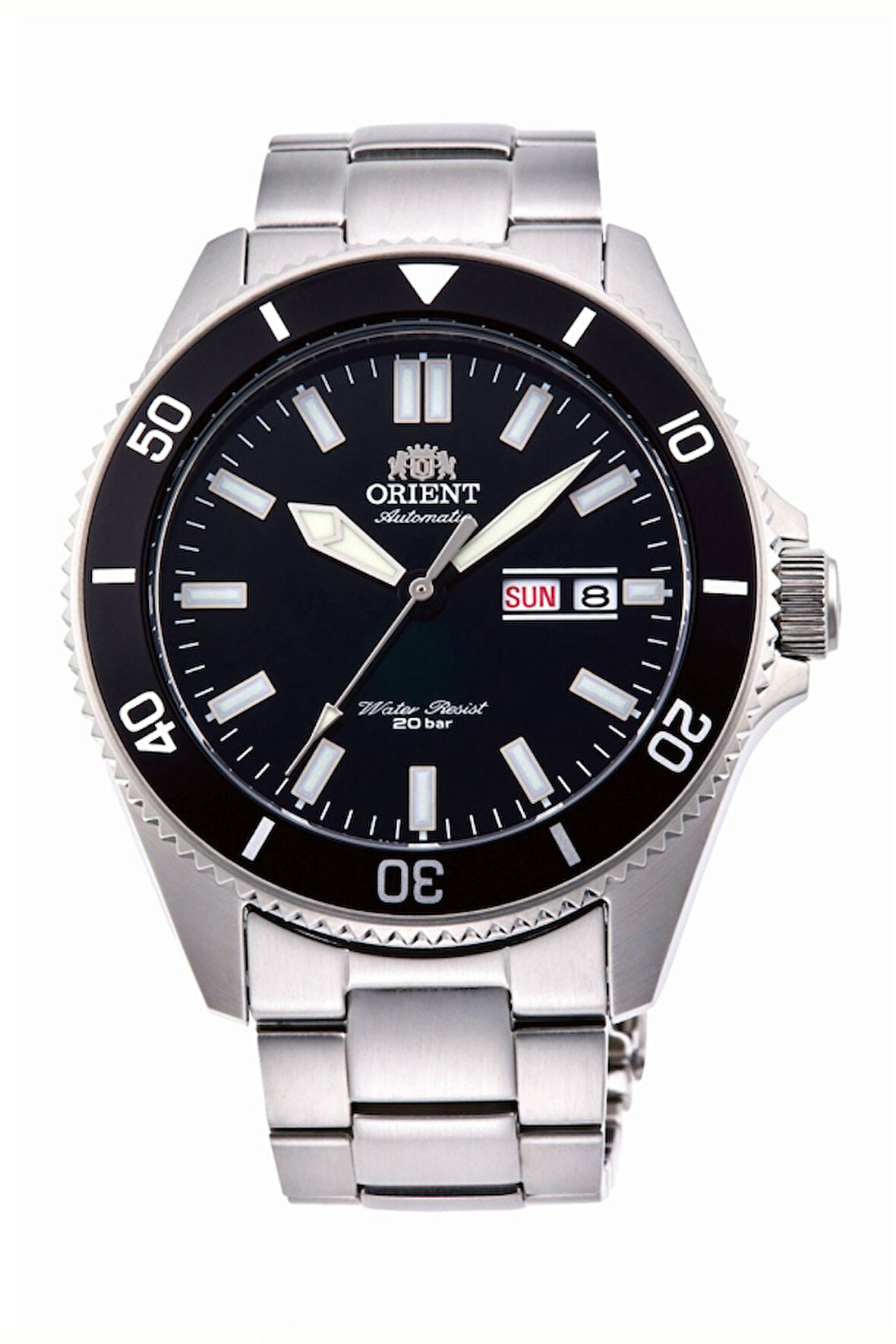 Orient Kanno Diver RA-AA0008B39B Otomatik Çelik Gri Siyah Kadra 20 ATM 44 mm Erkek Kol Saati 