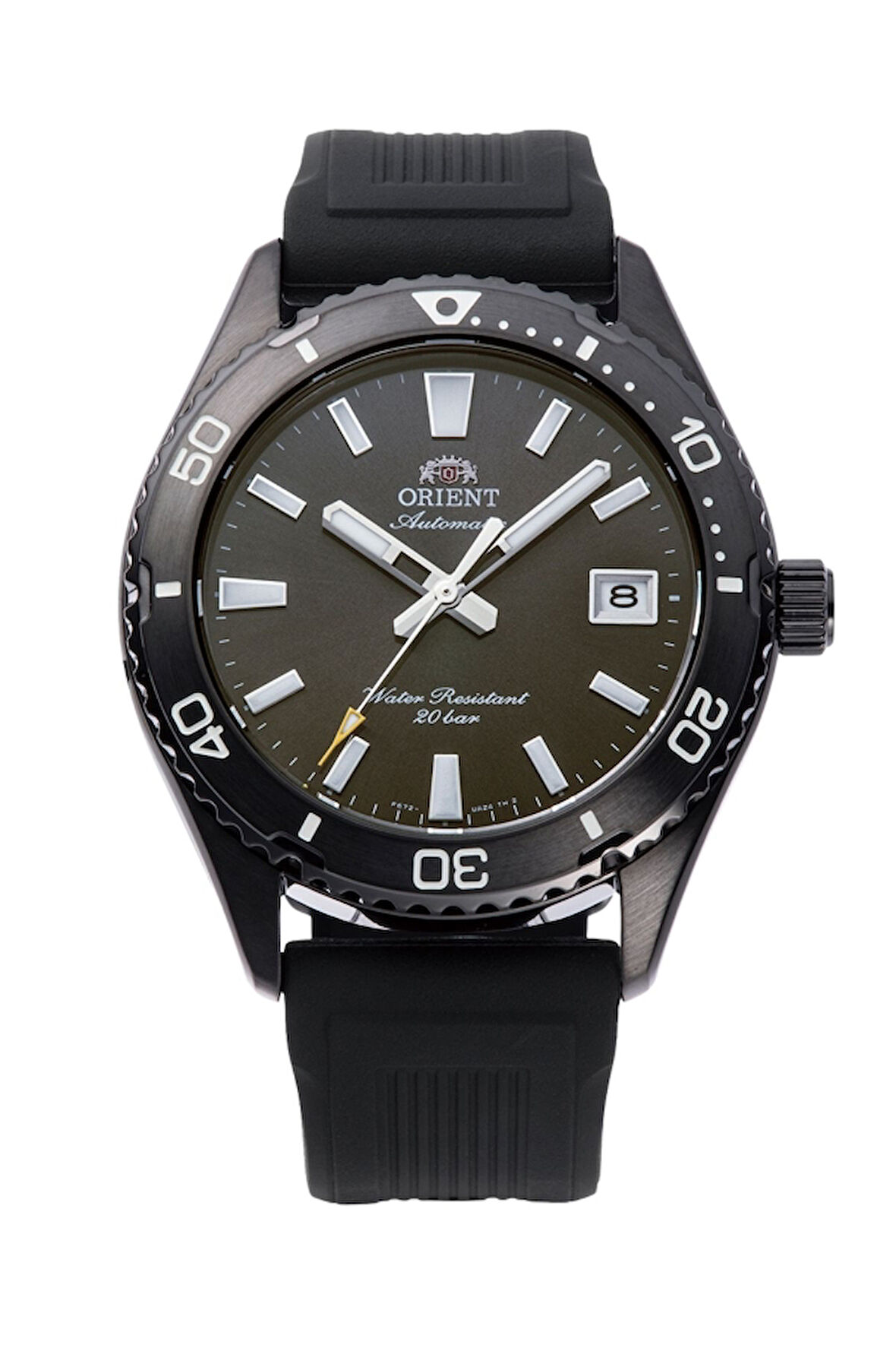 Orient Mako RA-AC0Q10N30B Otomatik Silikon Siyah Safir Cam 20 ATM 40 mm Erkek Kol Saati 