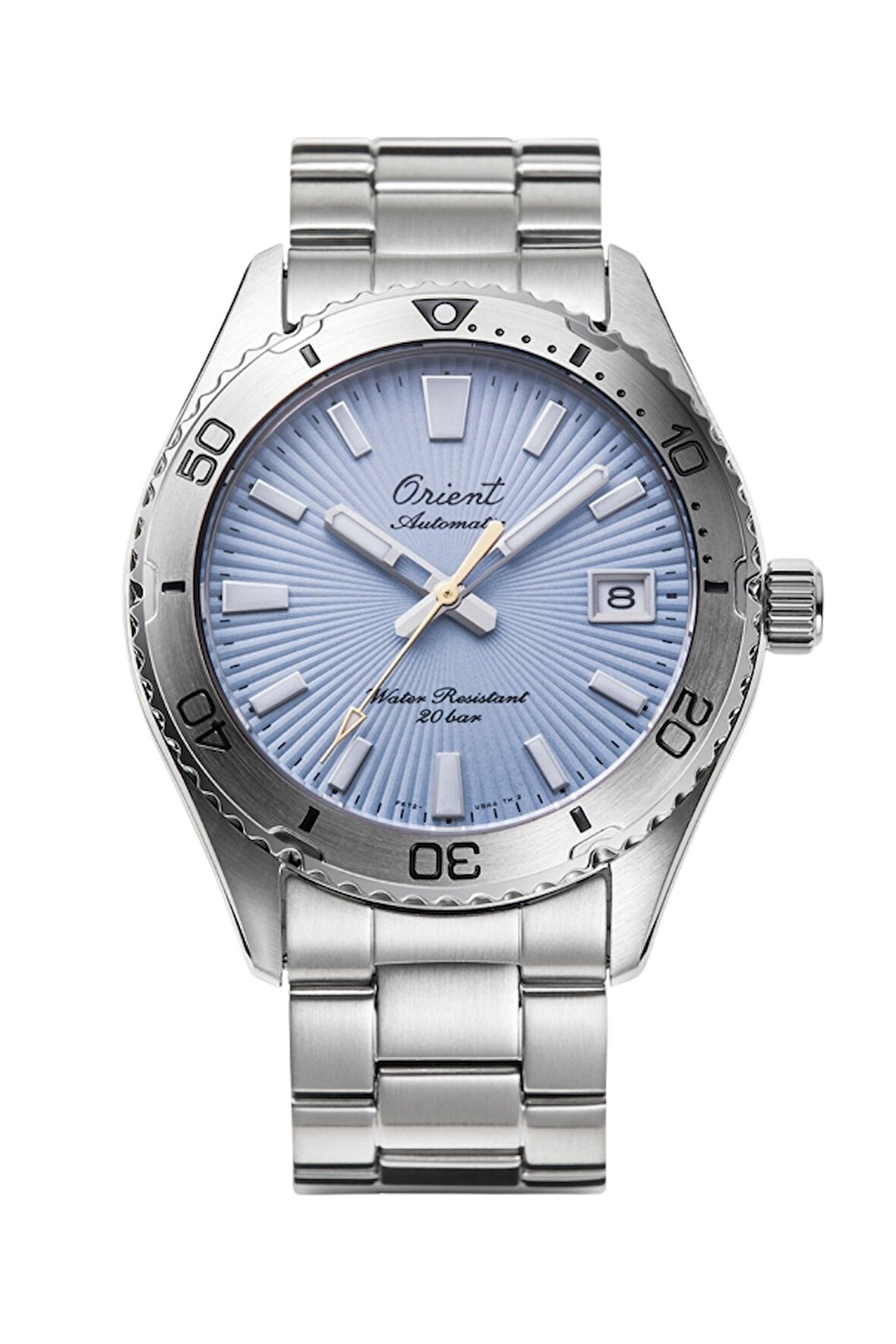Orient Mako RA-AC0Q12L30B Otomatik Çelik Gri Mavi Kadran Safir Cam 20 ATM 40 mm Kol Saati 