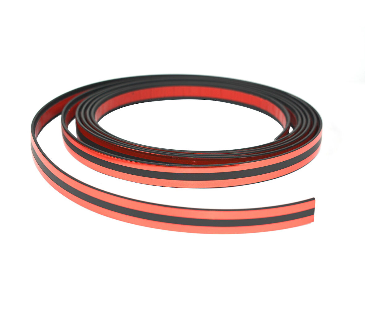 Çift Şerit Kırmızı 15 mm 3 metre Nikelaj Şerit