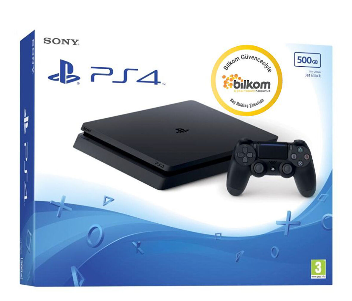 PS4 SLİM 500 GB BİLKOM GARANTİLİ 11.00 VERSİYONLU