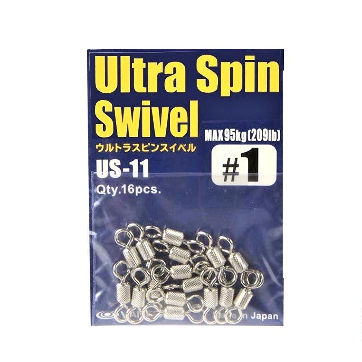 Vanfook Ultra Spin Swivel Fırdöndü US-11 Silver #1 (16 Ad)