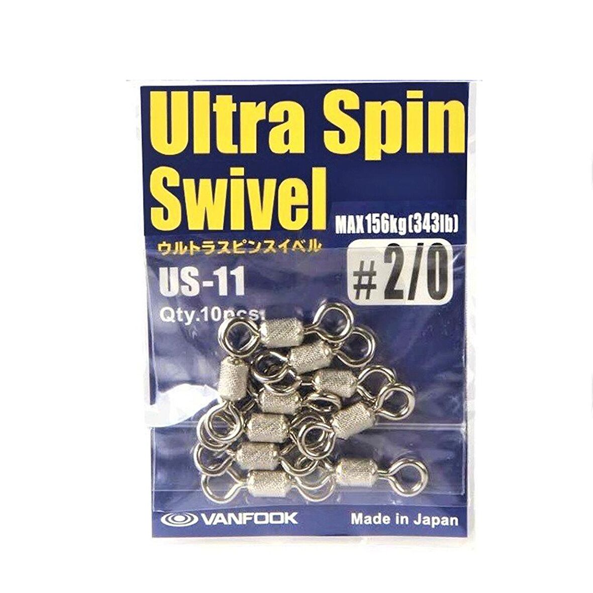 Vanfook Ultra Spin Swivel Fırdöndü US-11 Silver #2/0 (10 Ad)