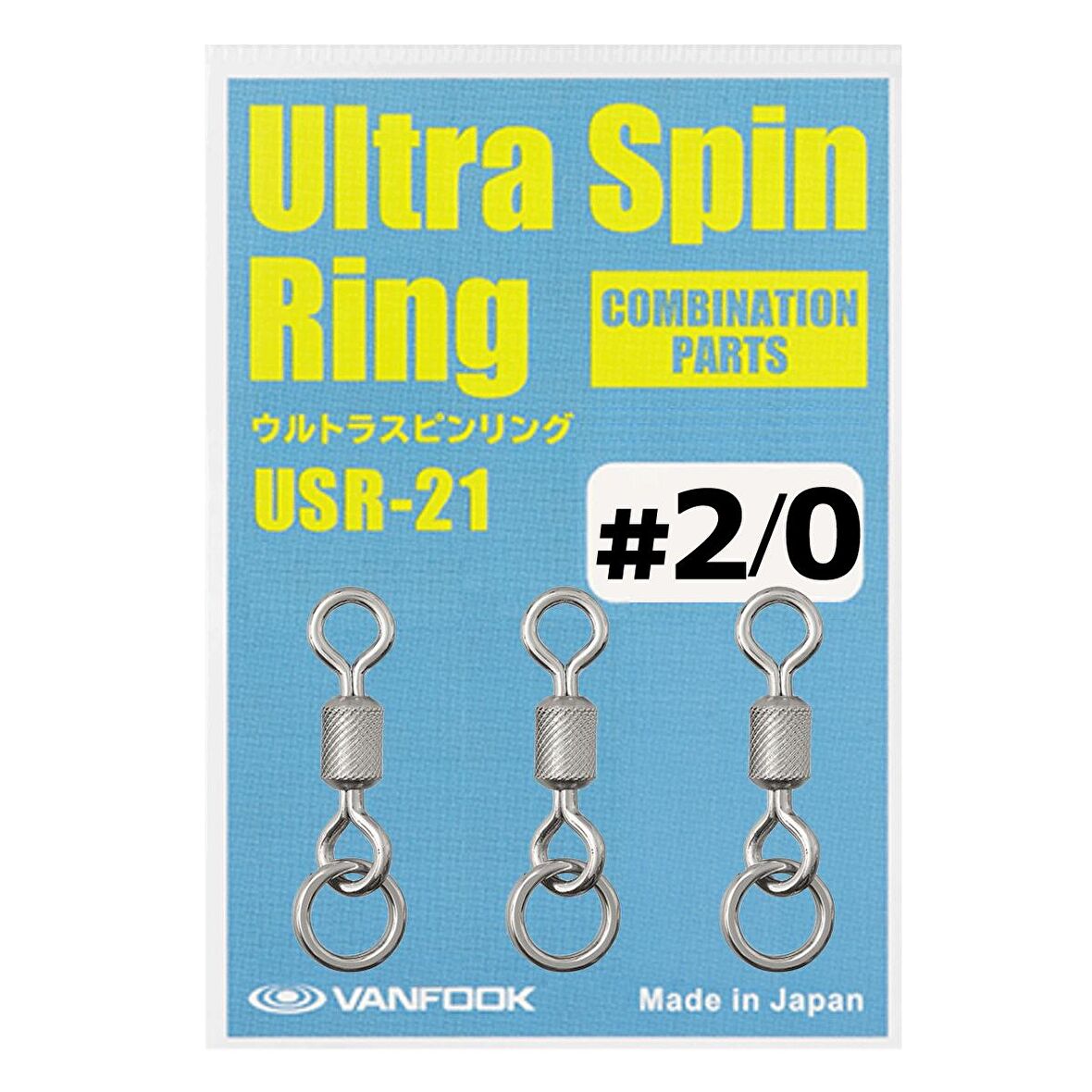 Vanfook Ultra Spin Ring Halkalı Fırdöndü USR-21 Silver #2/0 (3 Ad)