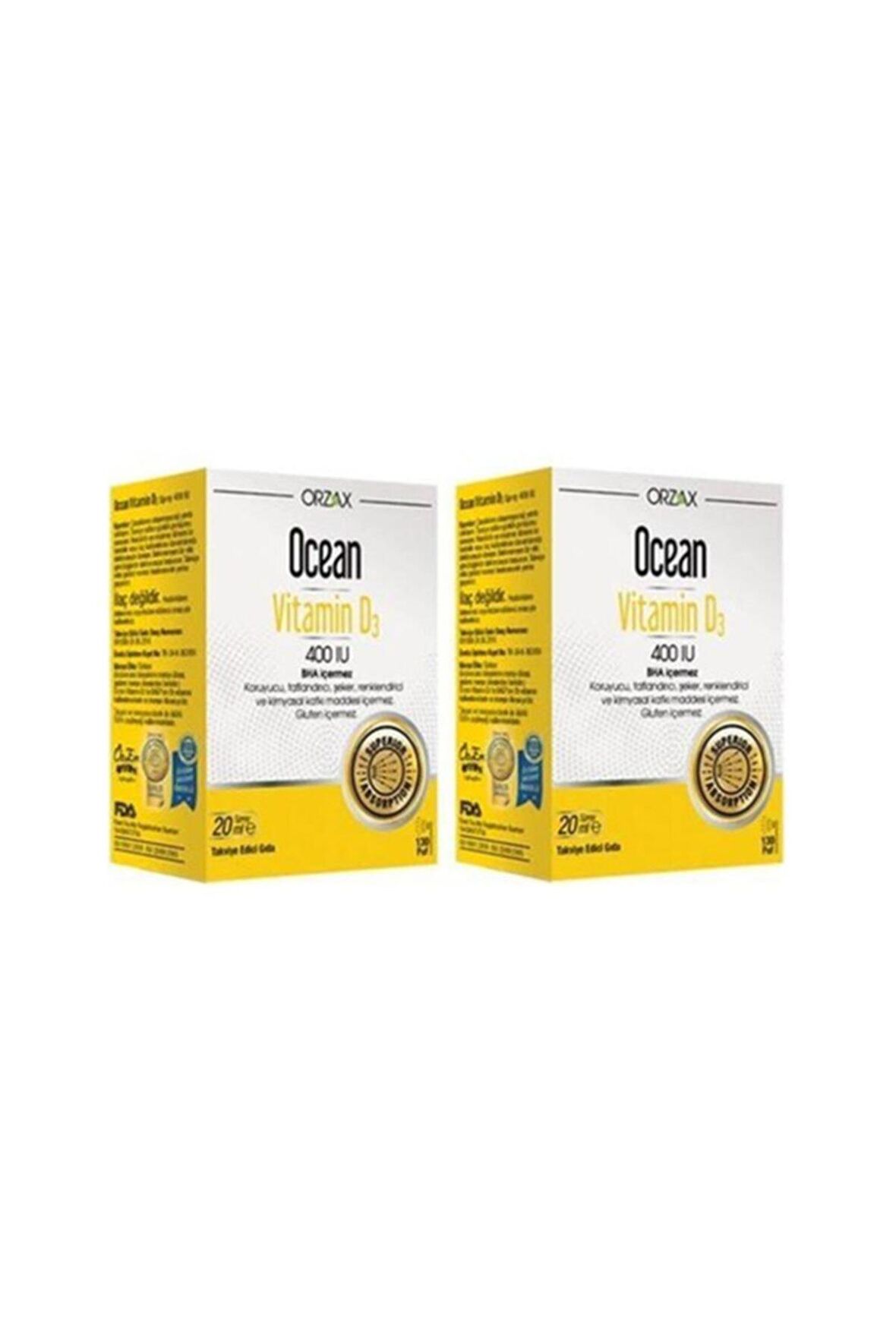 Ocean Vitamin D3 400 Iu Sprey 20ml 2'li Set