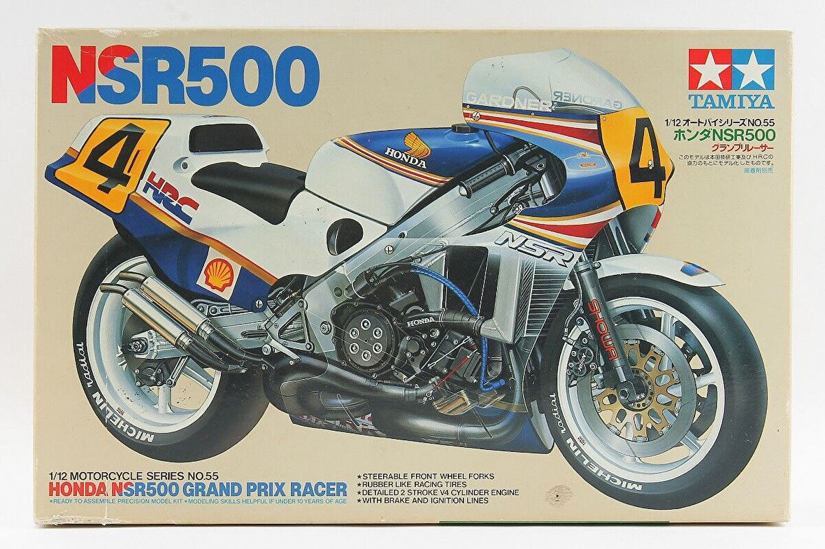 Tamiya Honda NS500 Grand Prix Racer 1/12 Motosiklet Model Maket Yapım Kiti