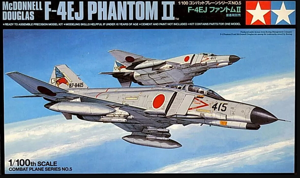 Tamiya 1:100 McDonnell Douglas F-4EJ Plastic Model Savaş Uçağı