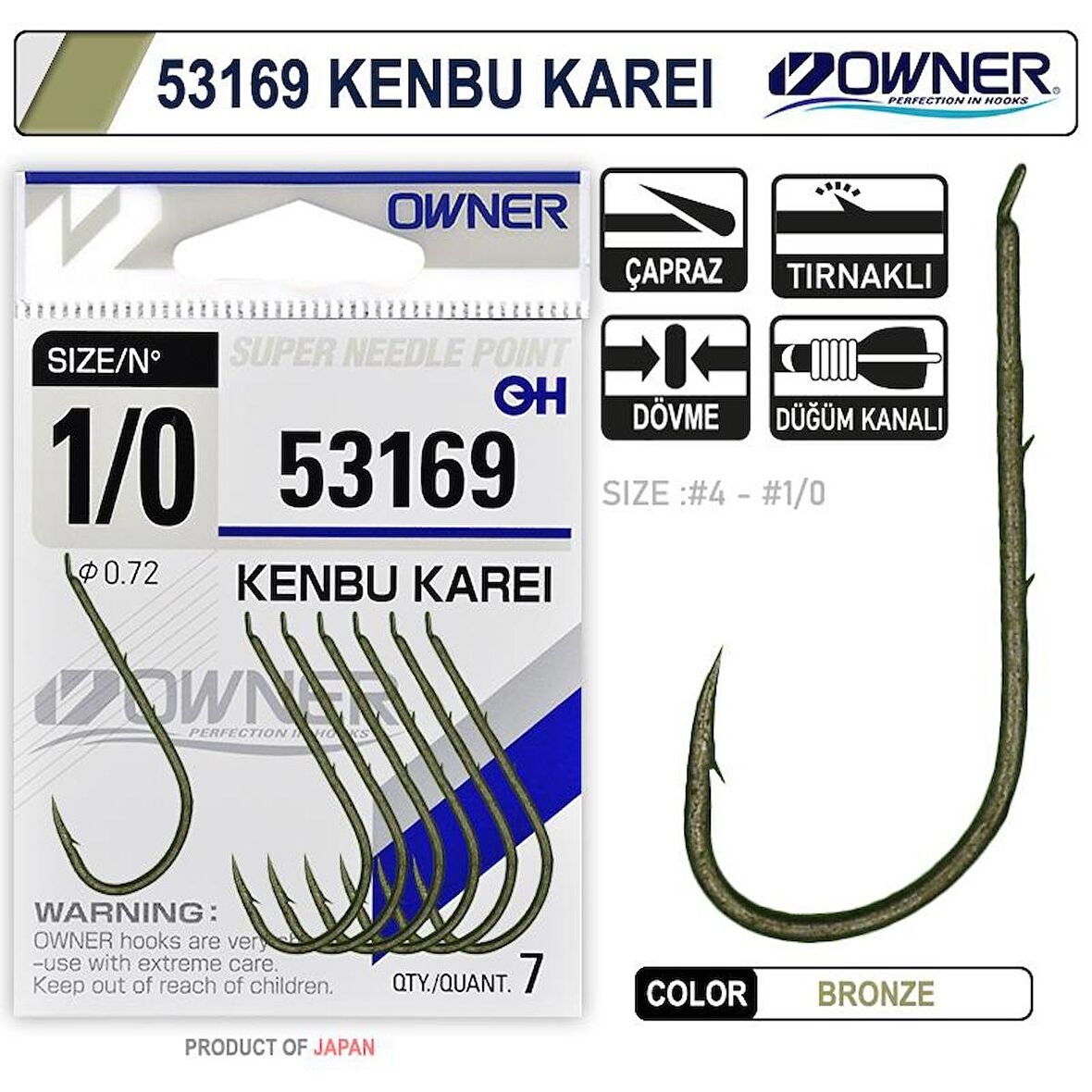 Owner 53169 Kenbu Karei S. Green İğne