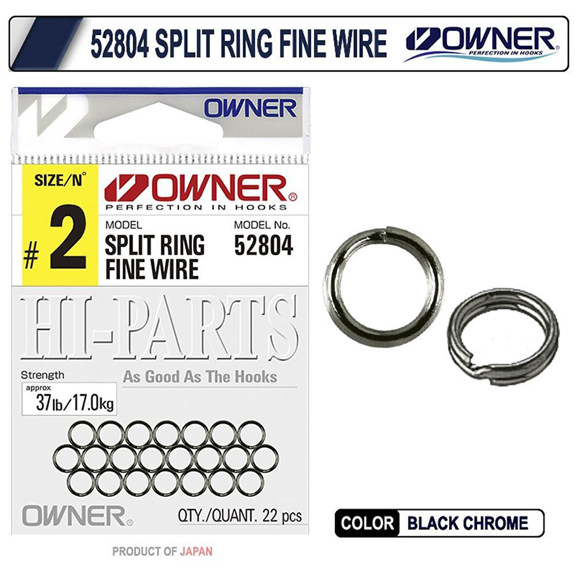 Owner 52804 Split Ring Fine Wire Halka NO:0