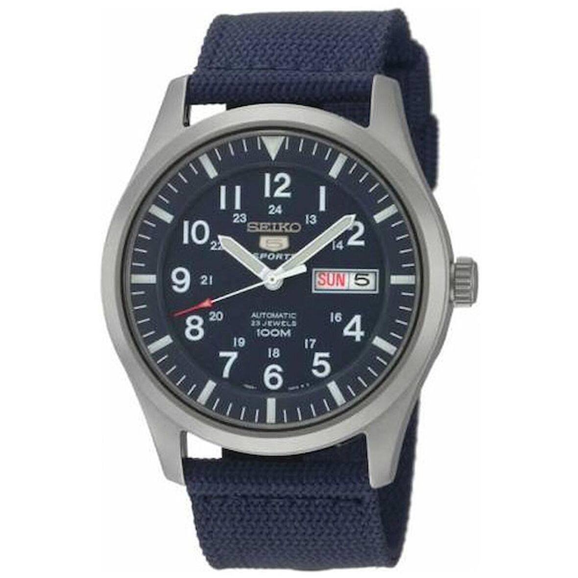 Seiko 5 Japan SNZG11J1 Otomatik Nato Lacivert 10 ATM 42 mm Erkek Kol Saati