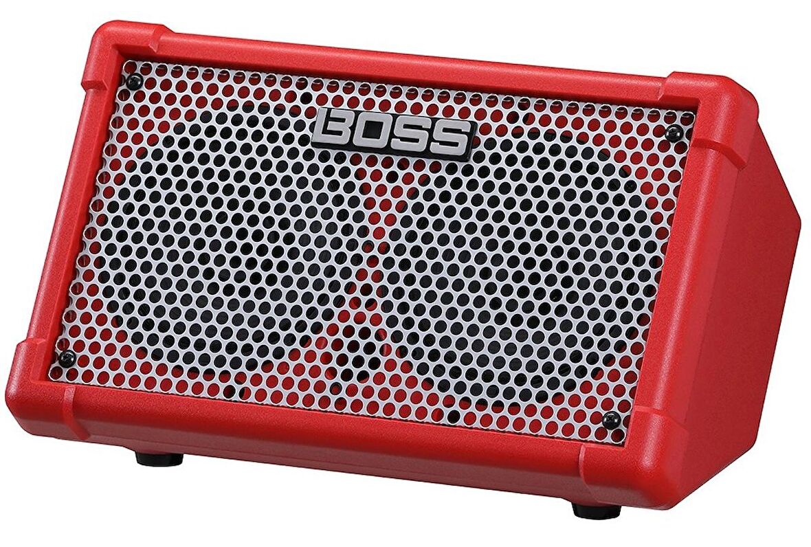 Boss Cube Street II 10-watt Battery Powered Combo Amp Red Taşınabilir Amfi