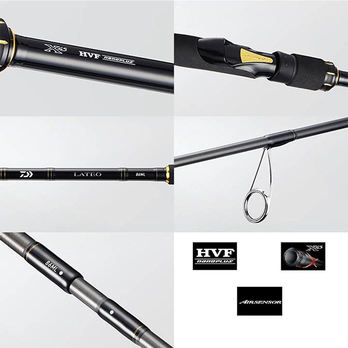 Daiwa Lateo R 86ML 2.59M 7-35gr 2P Spin Olta Kamışı (LATEO86MLR)