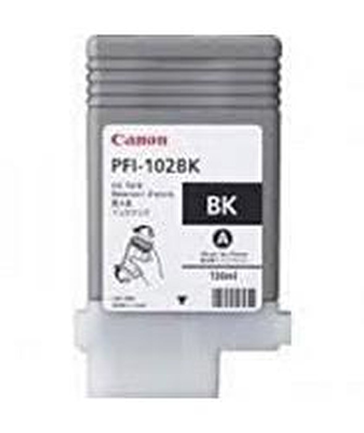 CANON 0895B001 PFI-102BK SIYAH KARTUS (130 ML)LP17/LP24 /IPF 500/IPF 510/IPF 600/IPF 605/IPF 610/IPF 650/IPF 655/IPF 700/IPF 710/IPF 720/IPF 750/IPF 755/IPF 760/IPF 765