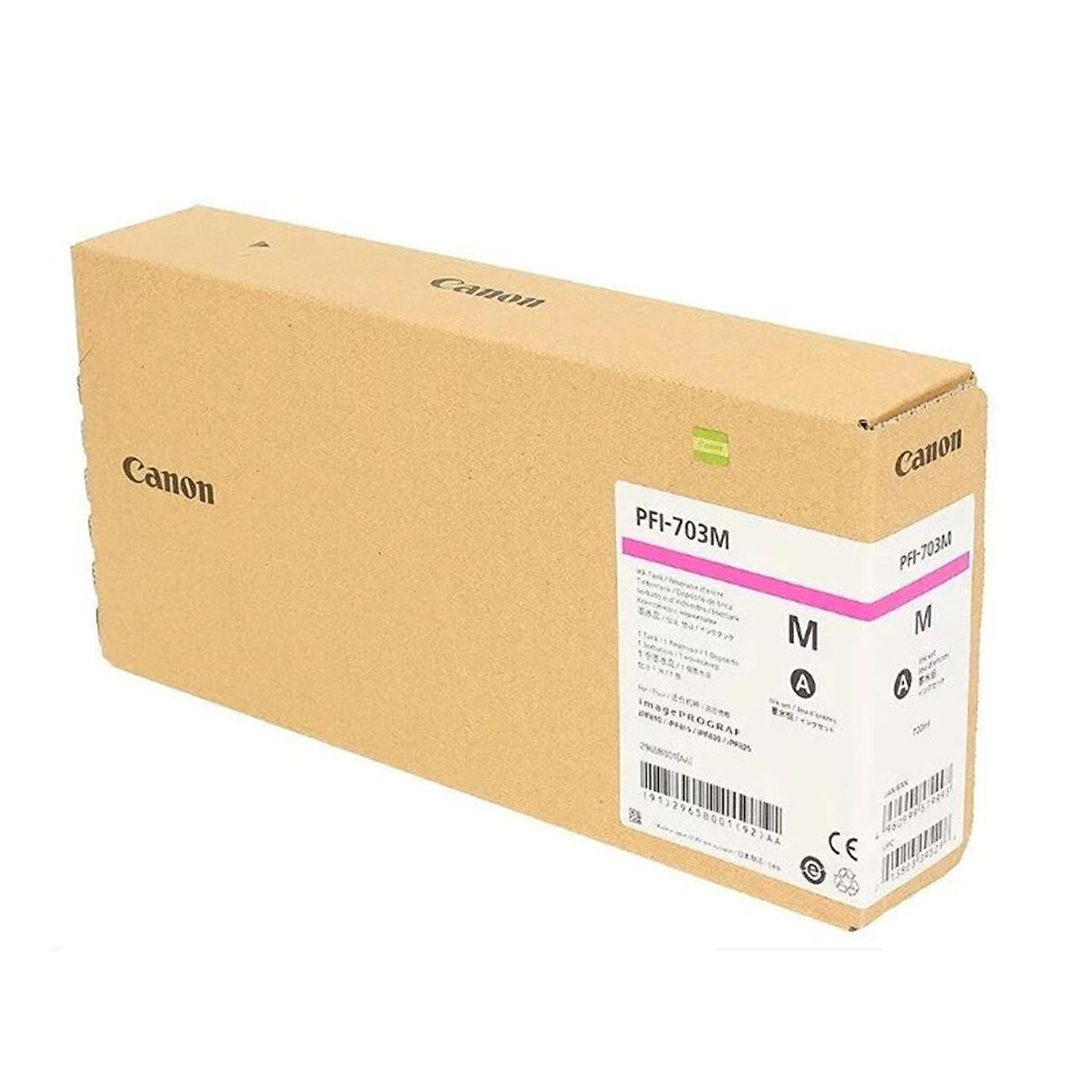 Feyza Bilişim® Canon PFI-703 M (Magenta) Kırmızı Plotter Orijinal Mürekkep Kartuş 700 ml. (2965B001)