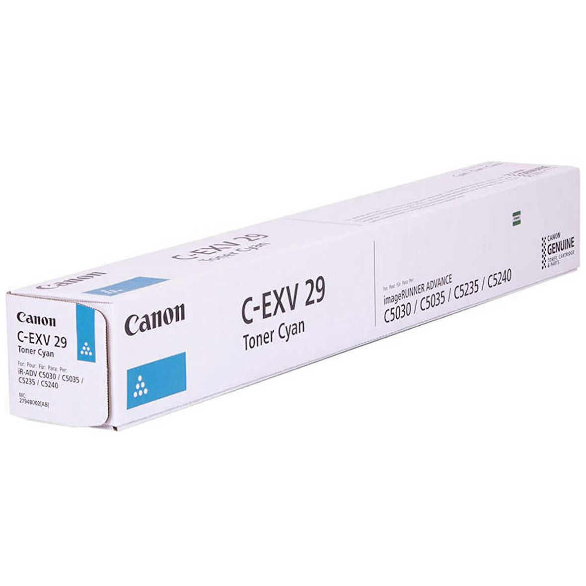 Canon C-EXV-29- 2794B002 Mavi Orijinal Fotokopi Toneri