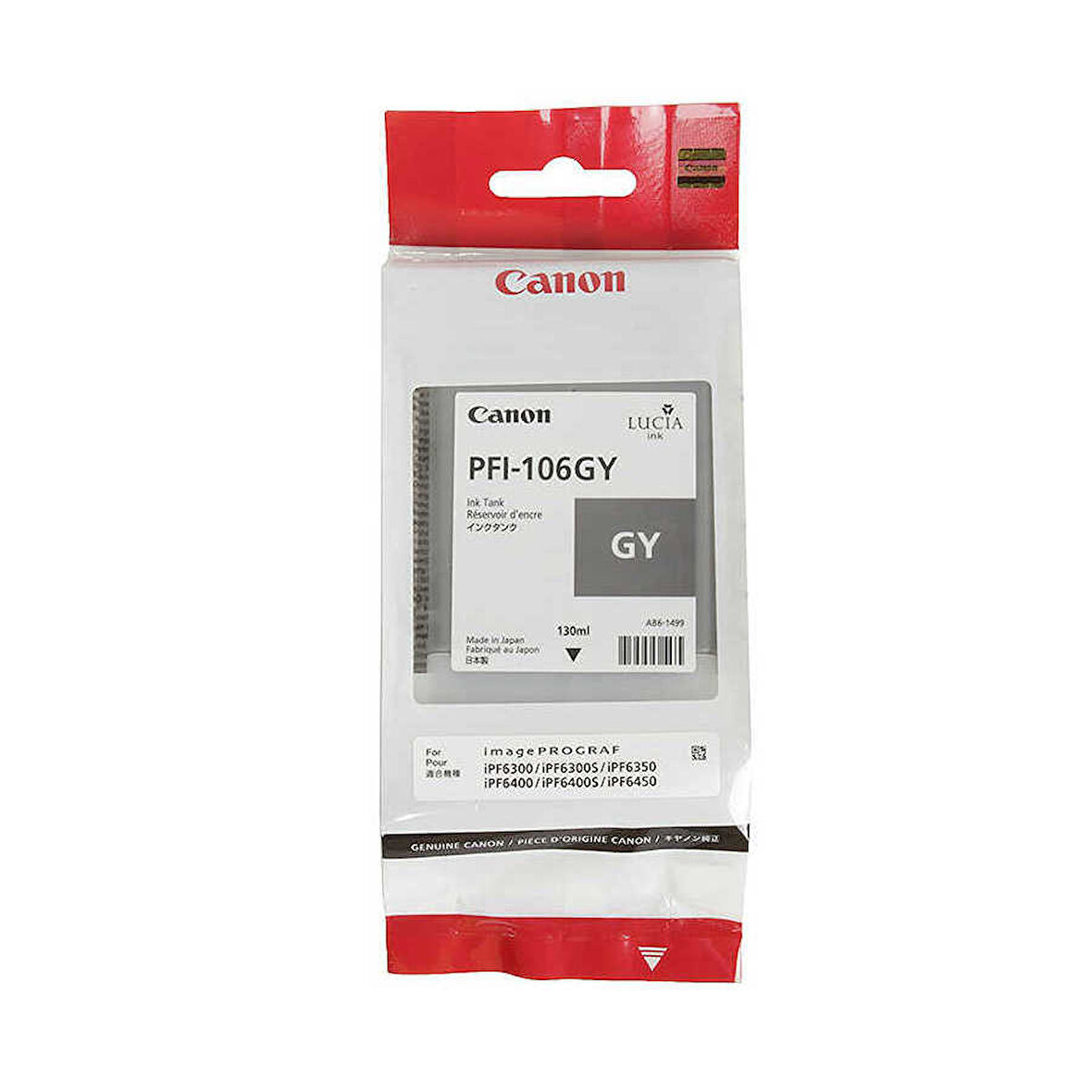 Canon PFI-106GY-6630B001 Gri Orijinal Kartuş