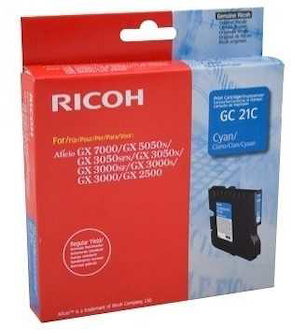 Ricoh Aficio GC-21C Mavi Orijinal Kartuş
