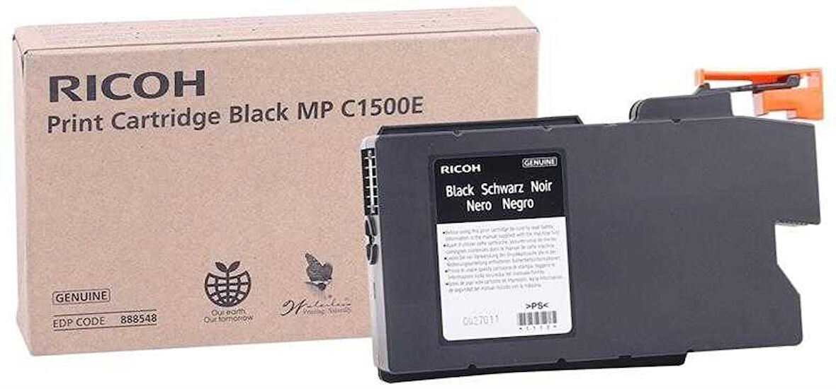 Ricoh Aficio MP-C1500 Siyah Orijinal Fotokopi Toner