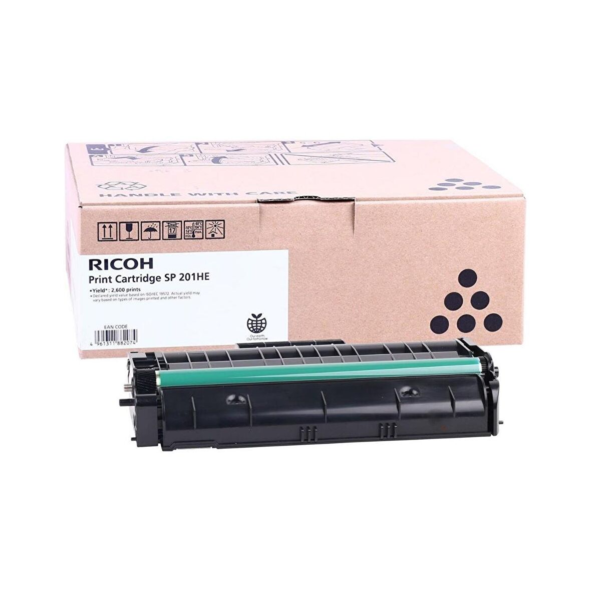 Ricoh SP-201HE 407254 Orjinal Yüksek Kapasiteli Toner Siyah