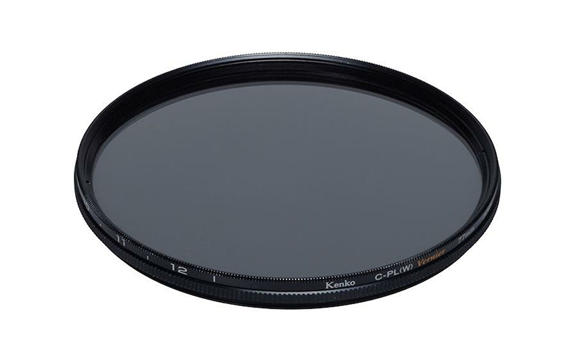 Kenko 72mm CPL (Circular Polarize) Black Vernier Slim Filtre