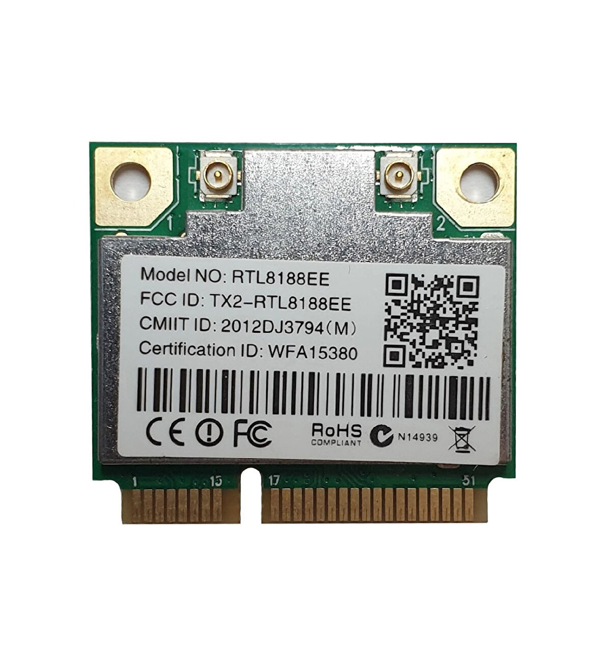 Realtek RTL8188EE 802.11bgn Mini PCIE WLAN Notebook WiFi Card