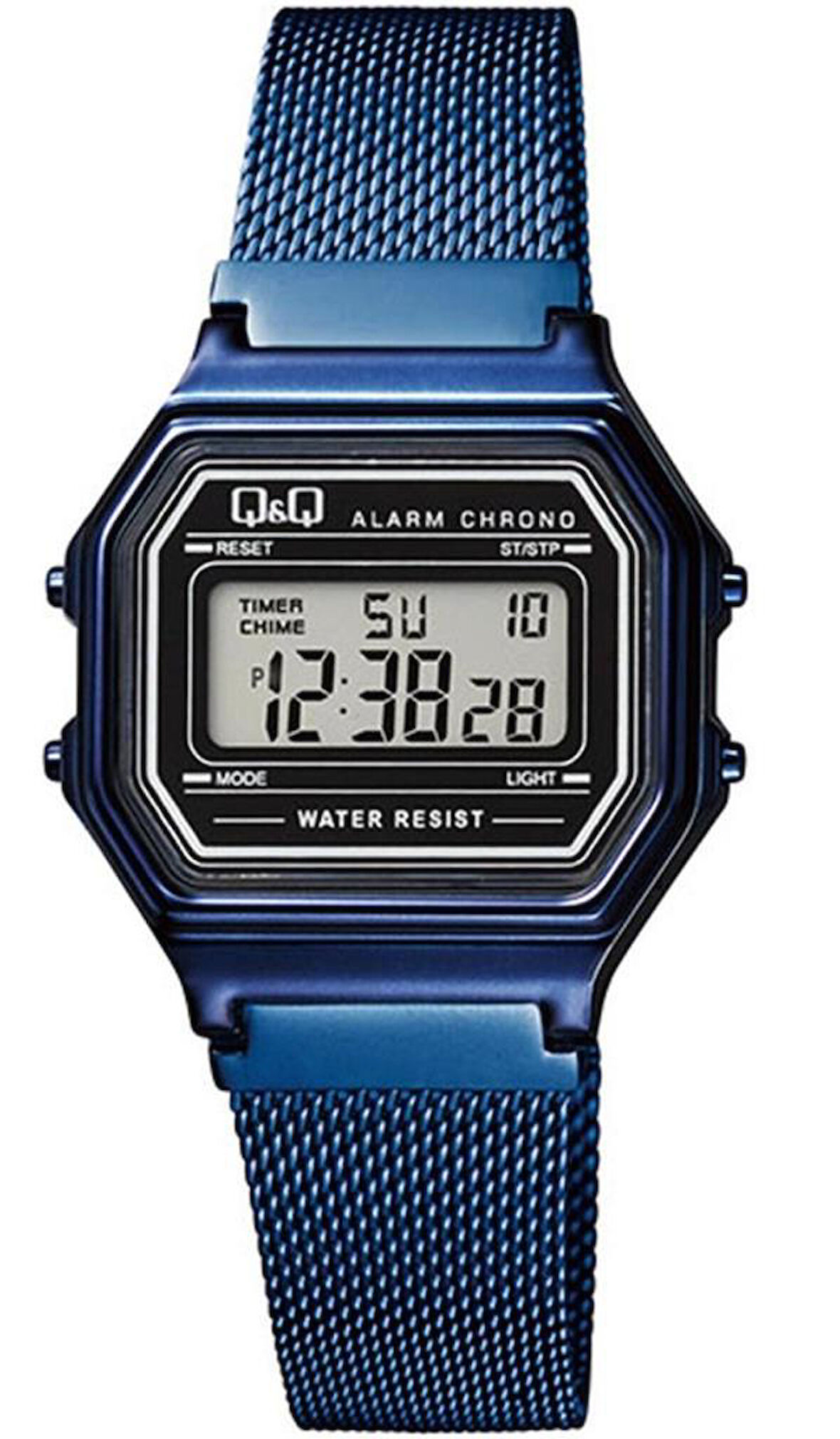 Q&Q M173J031Y Kronometreli Alarmlı Işıklı Kadın Kol Saati
