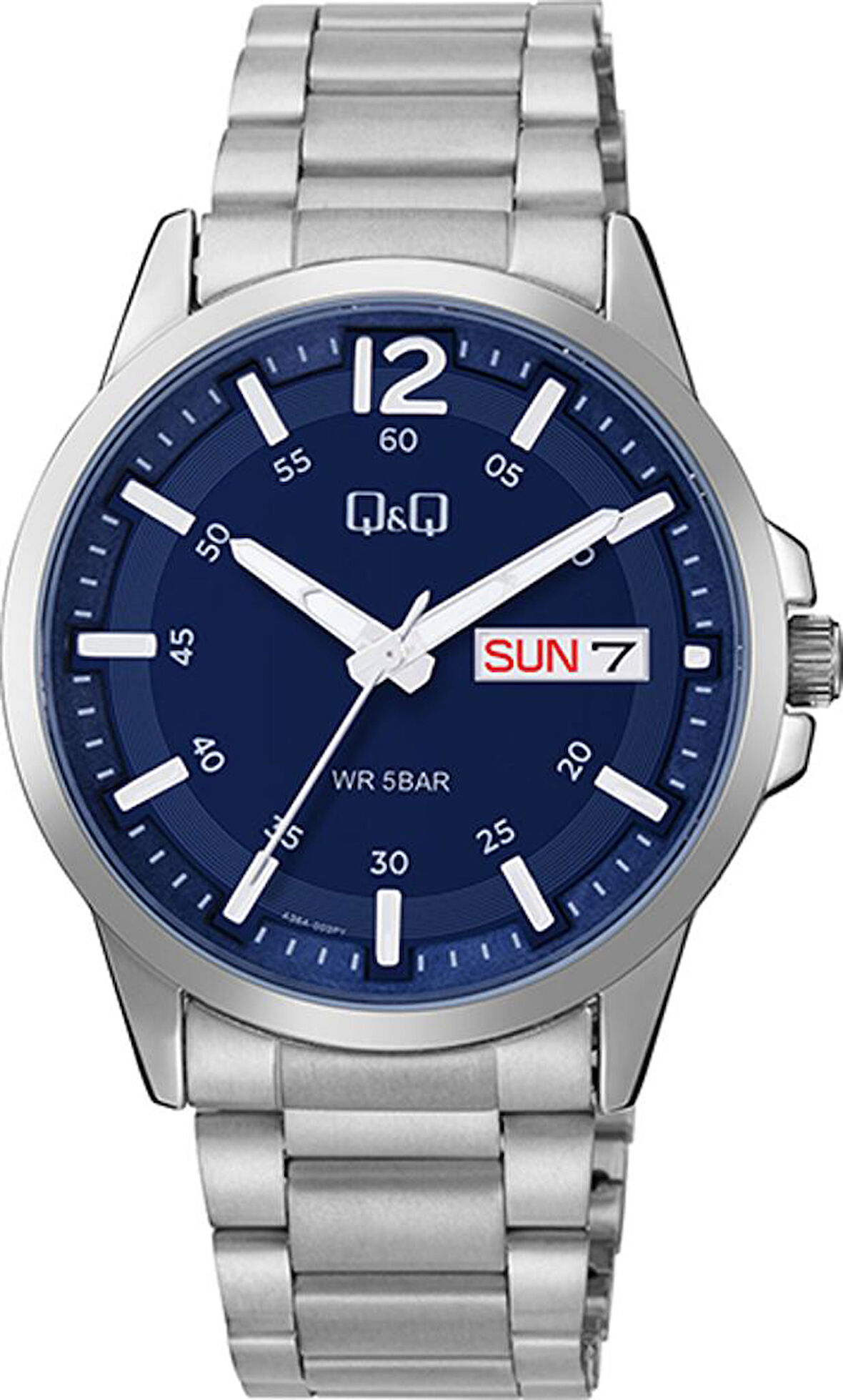 QQ A36A-003PY Suya Dayanıklı Metalik Renk Erkek Kol Saati