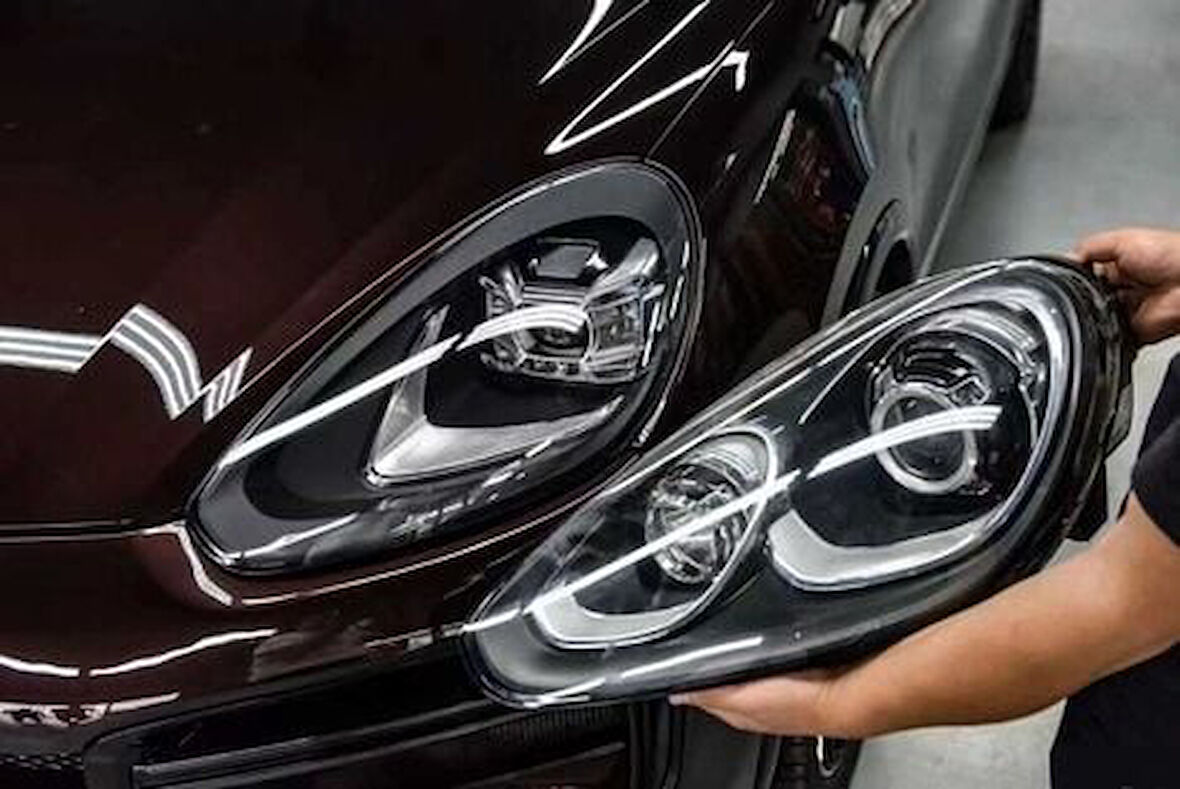 Porsche Cayenne 2014-2017 Uyumlu Facelift Led Far (2018+Görünüm)